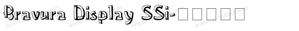 Bravura Display SSi字体转换